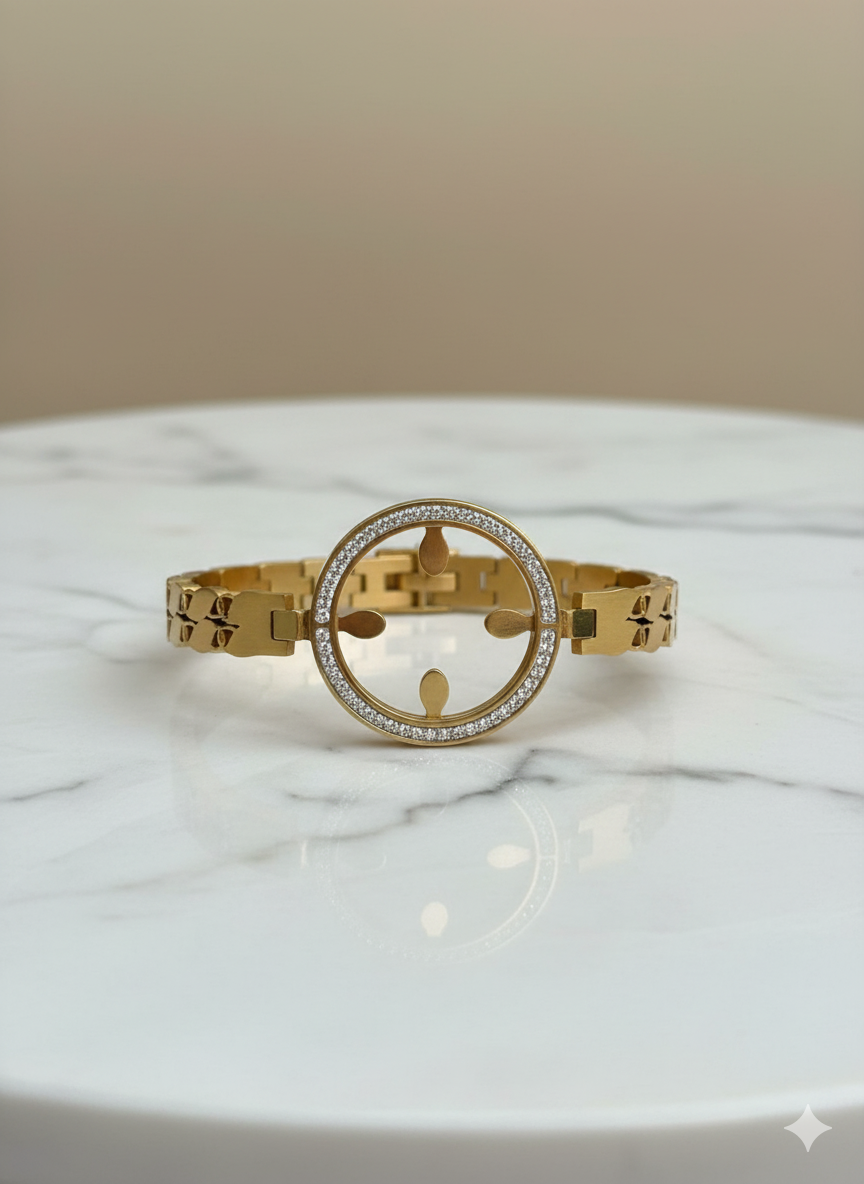 Dial Bangle Bracelet