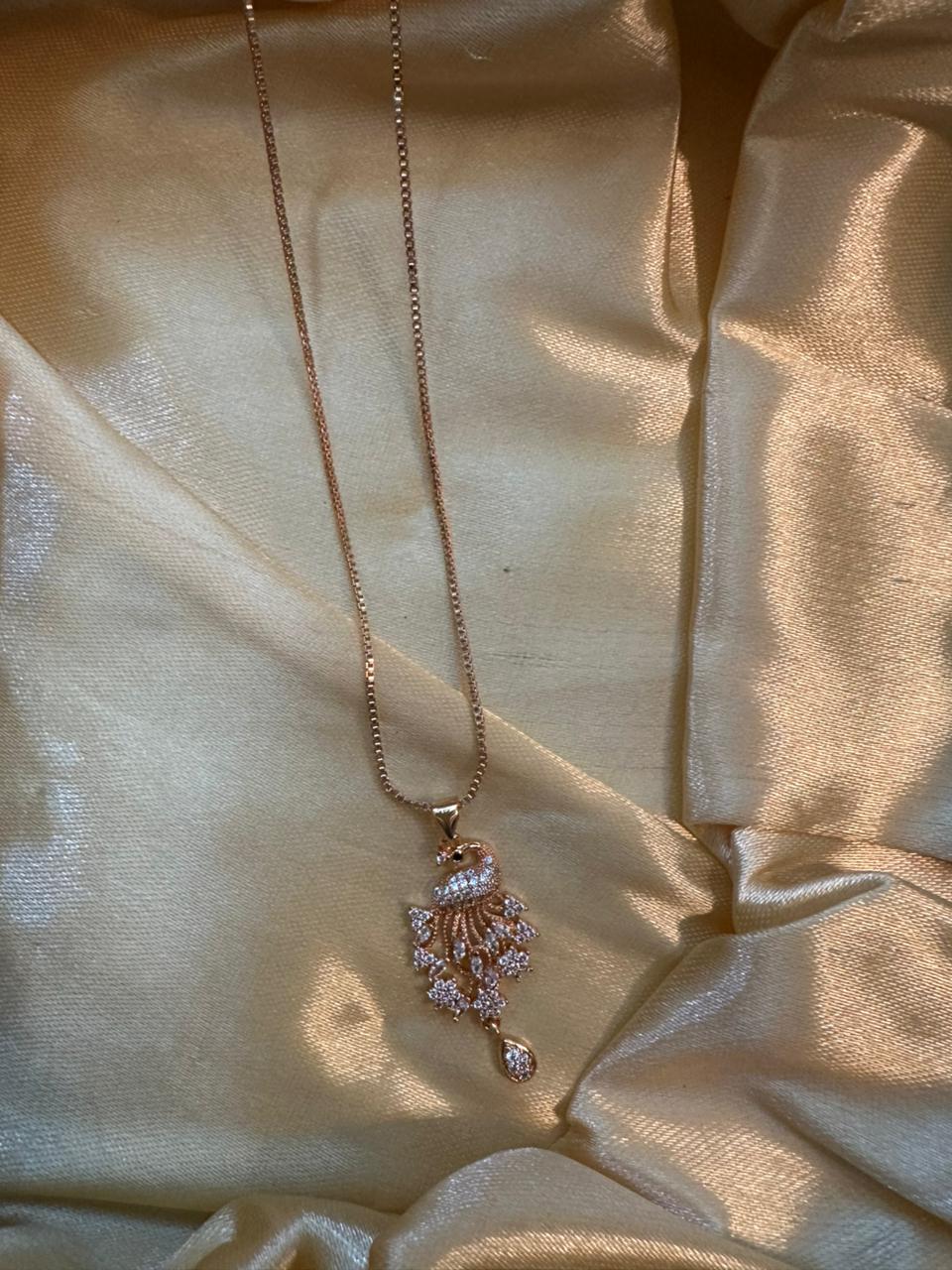 Radiant Fan Drop Necklace