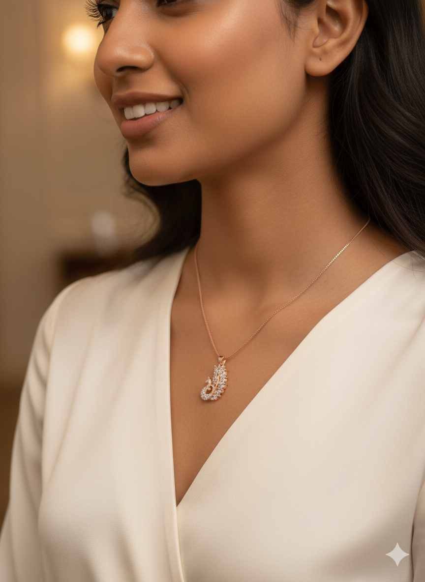 Glimmering Crest Necklace