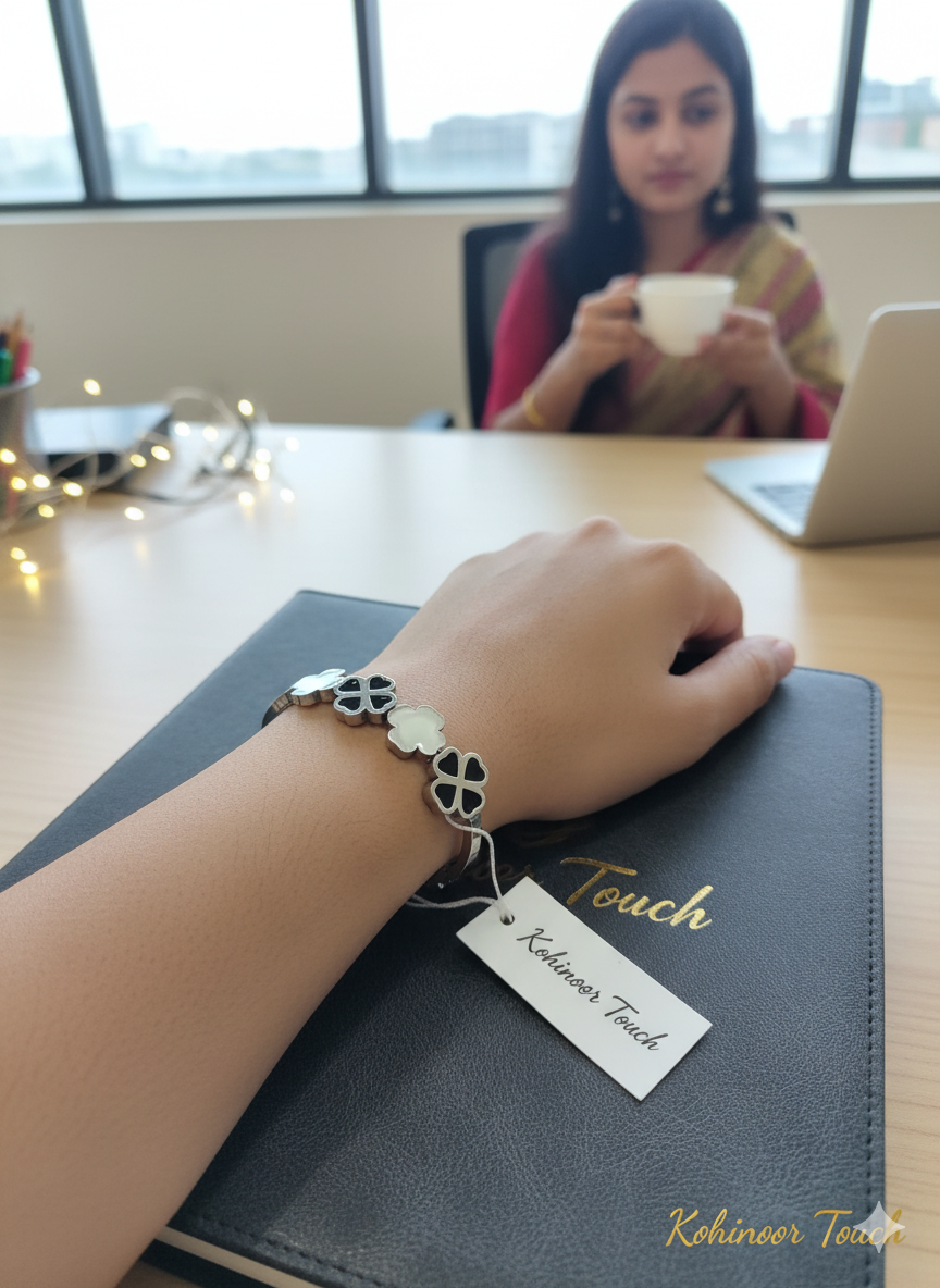 Mother of Pearl Clover Bracelet