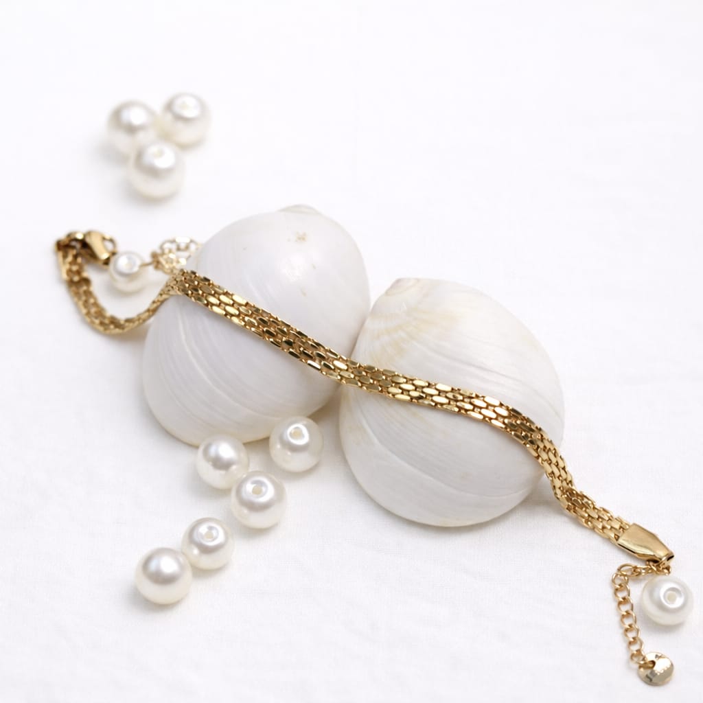 FLAT-LINK CHAIN BRACELET