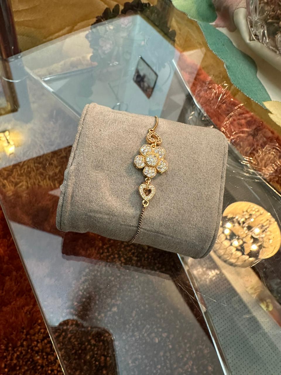 Blossom & Heart Diamond Bracelet