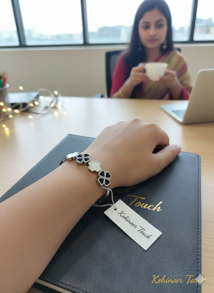 Mother of Pearl Clover Bracelet